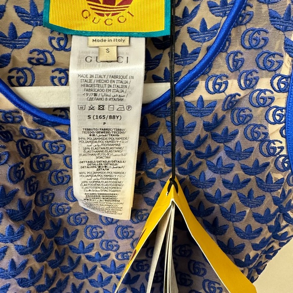 New💕Gucci Adidas Tulle crop top 💕 - Picture 6 of 7